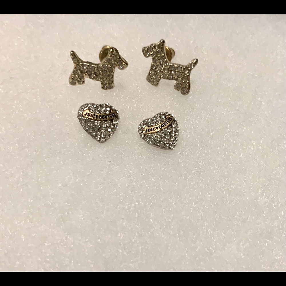 Juicy Couture Rhinestone Earrings